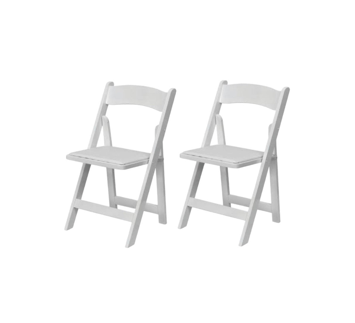 Signing Chairs - White Americana x2 Bundle Rockhampton Vintage Hire 