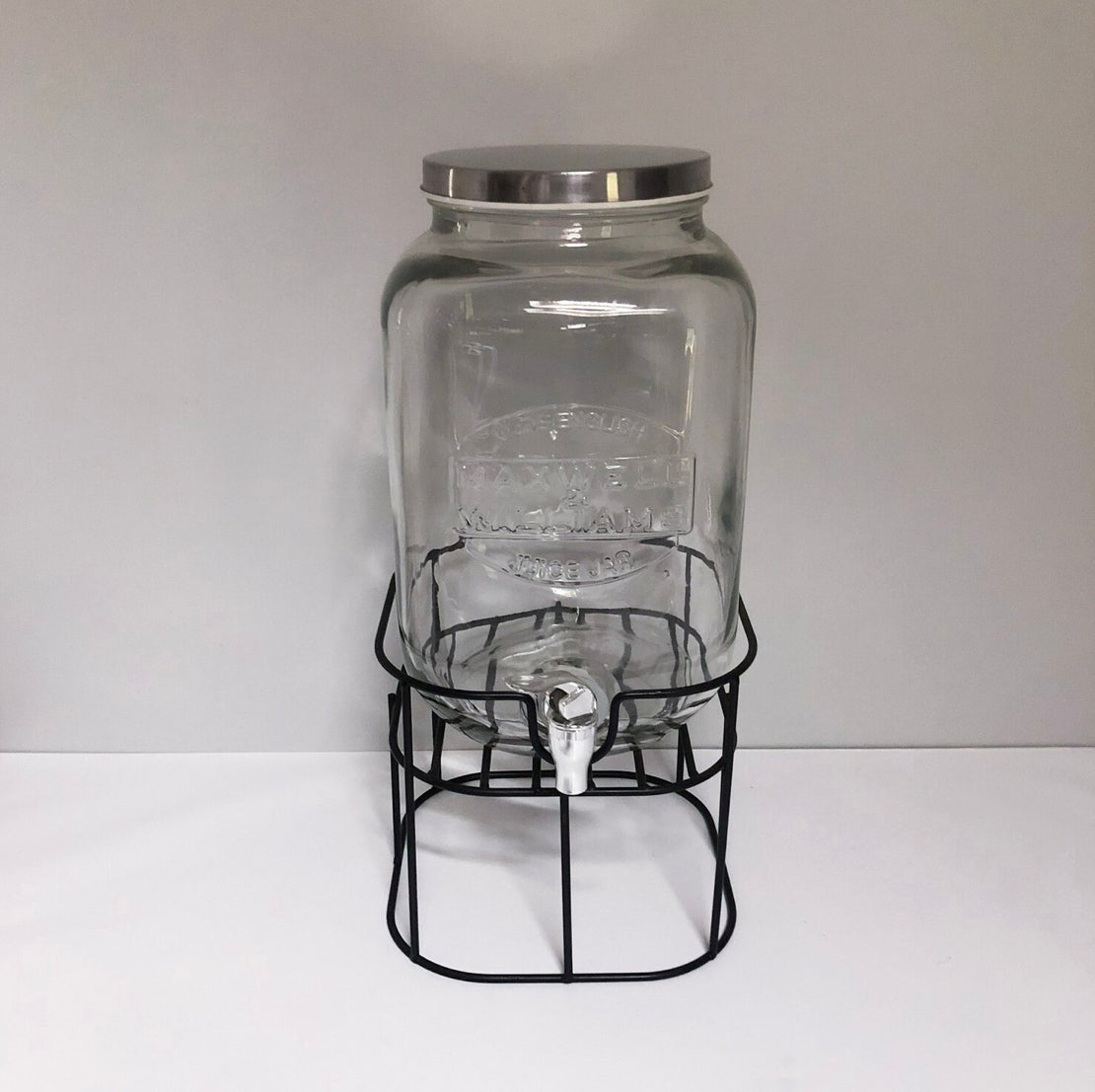 RVH drink dispenser on black stands Rockhampton Vintage Hire 