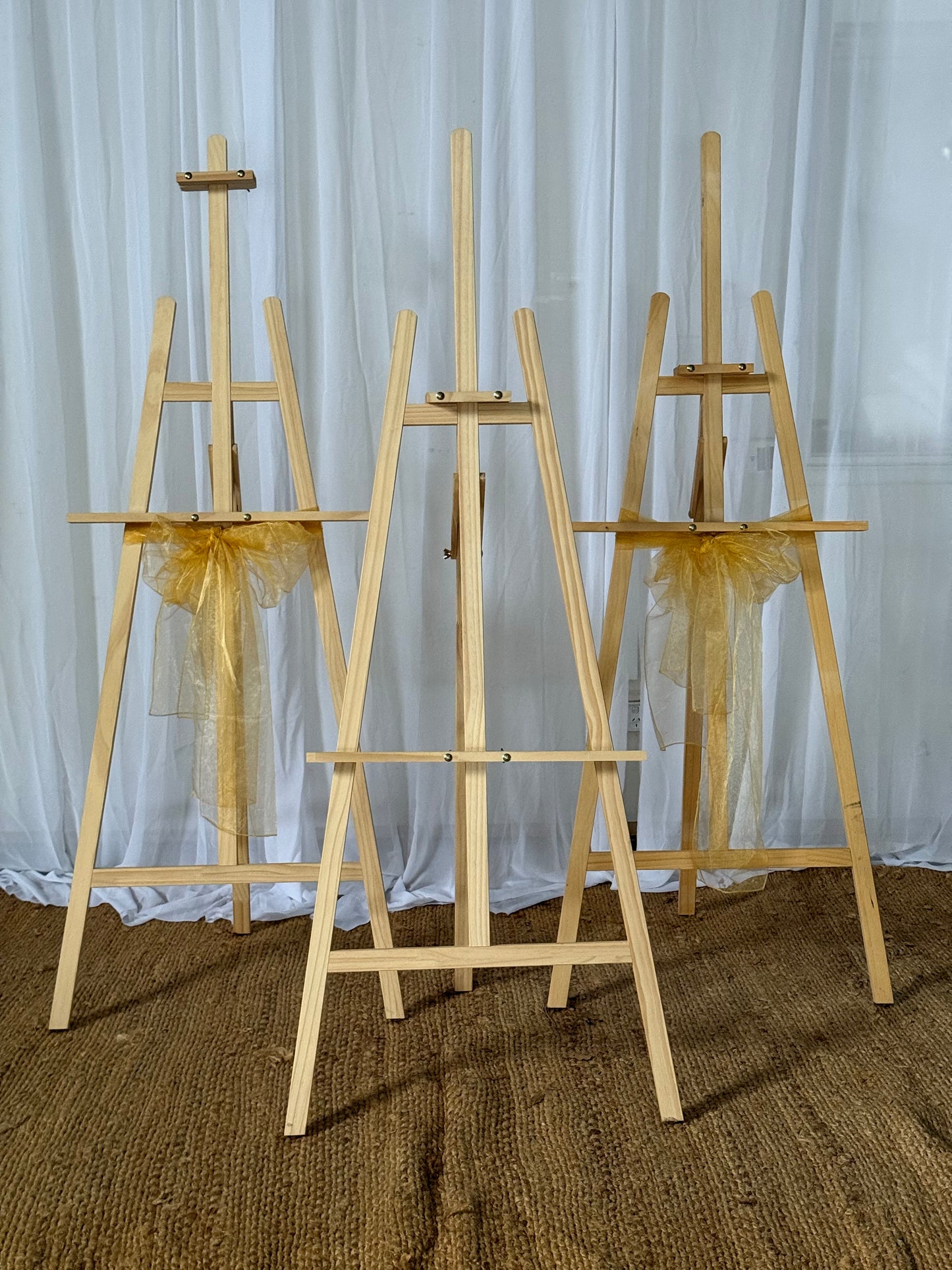 RVH Easel - Timber x3 Bundle Rockhampton Vintage Hire