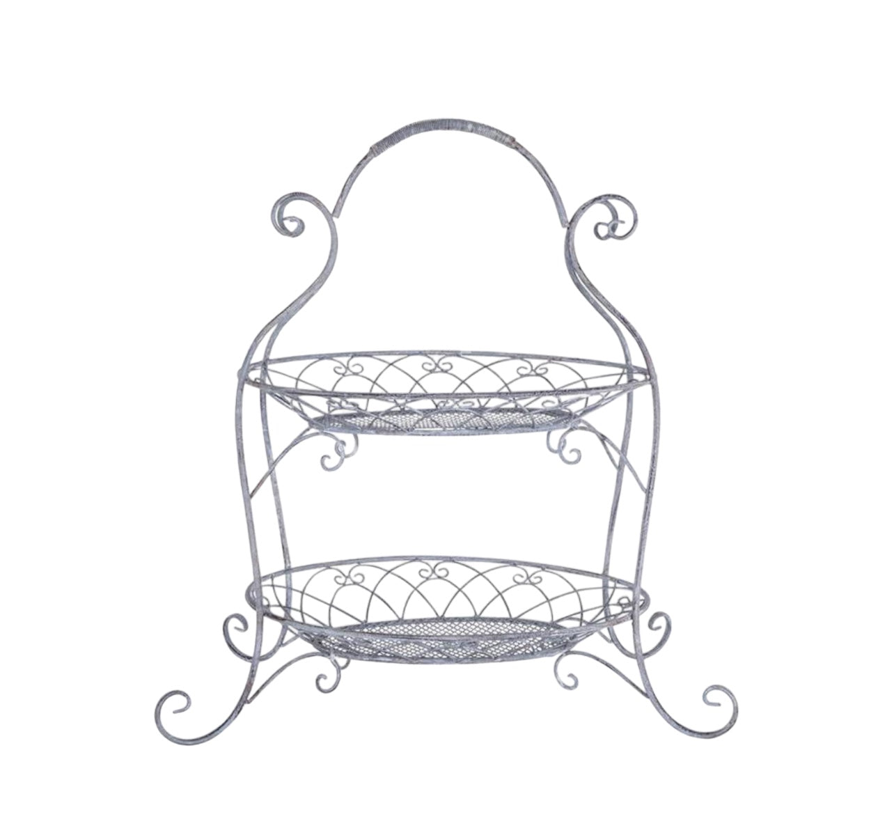 French Tiered Basket Stand Wedding & Event Hire Rockhampton Vintage Hire