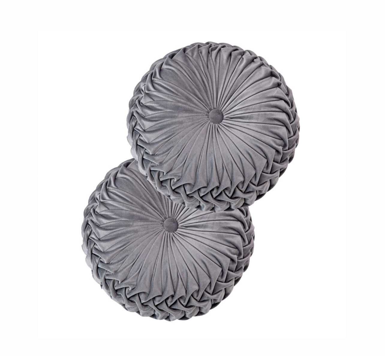 Round Floor Cushions - Dark Grey Rockhampton Vintage Hire