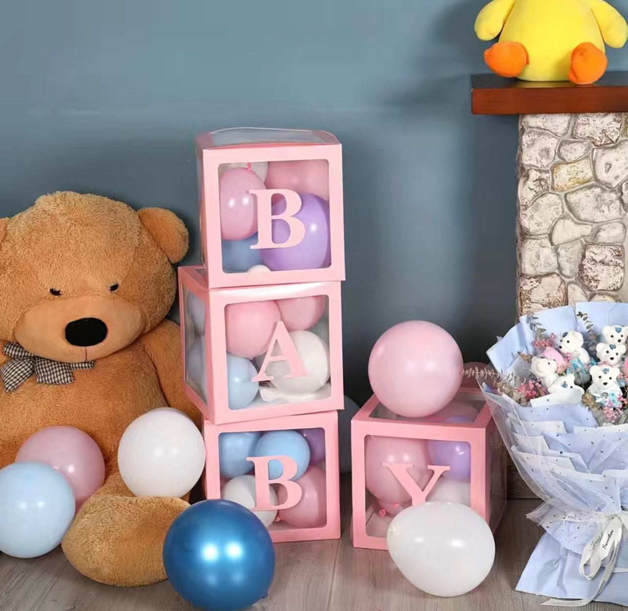 Baby Balloon Box Set - Pink Rockhampton Vintage Hire