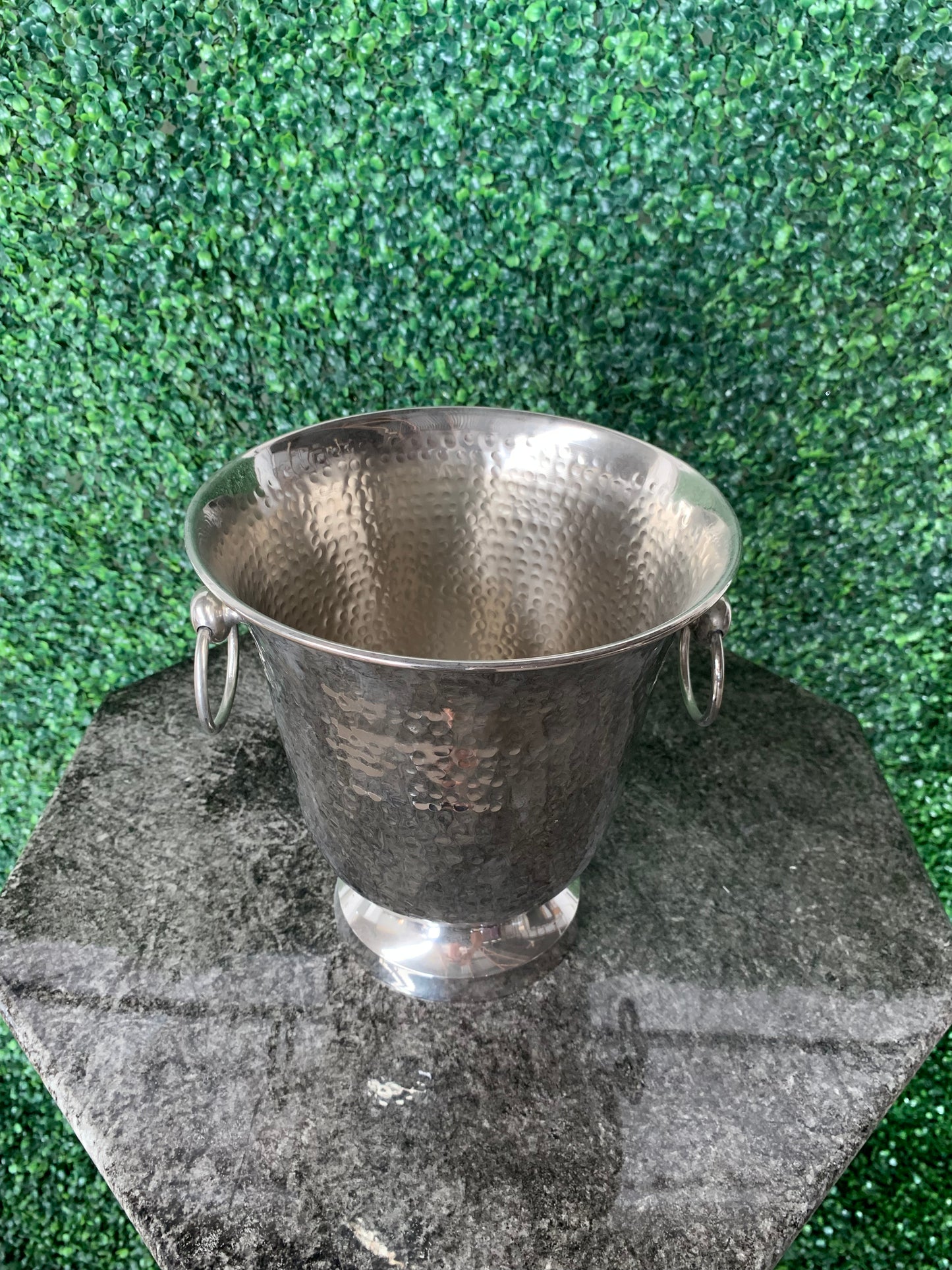 Drinks Buckets - Hammered Silver