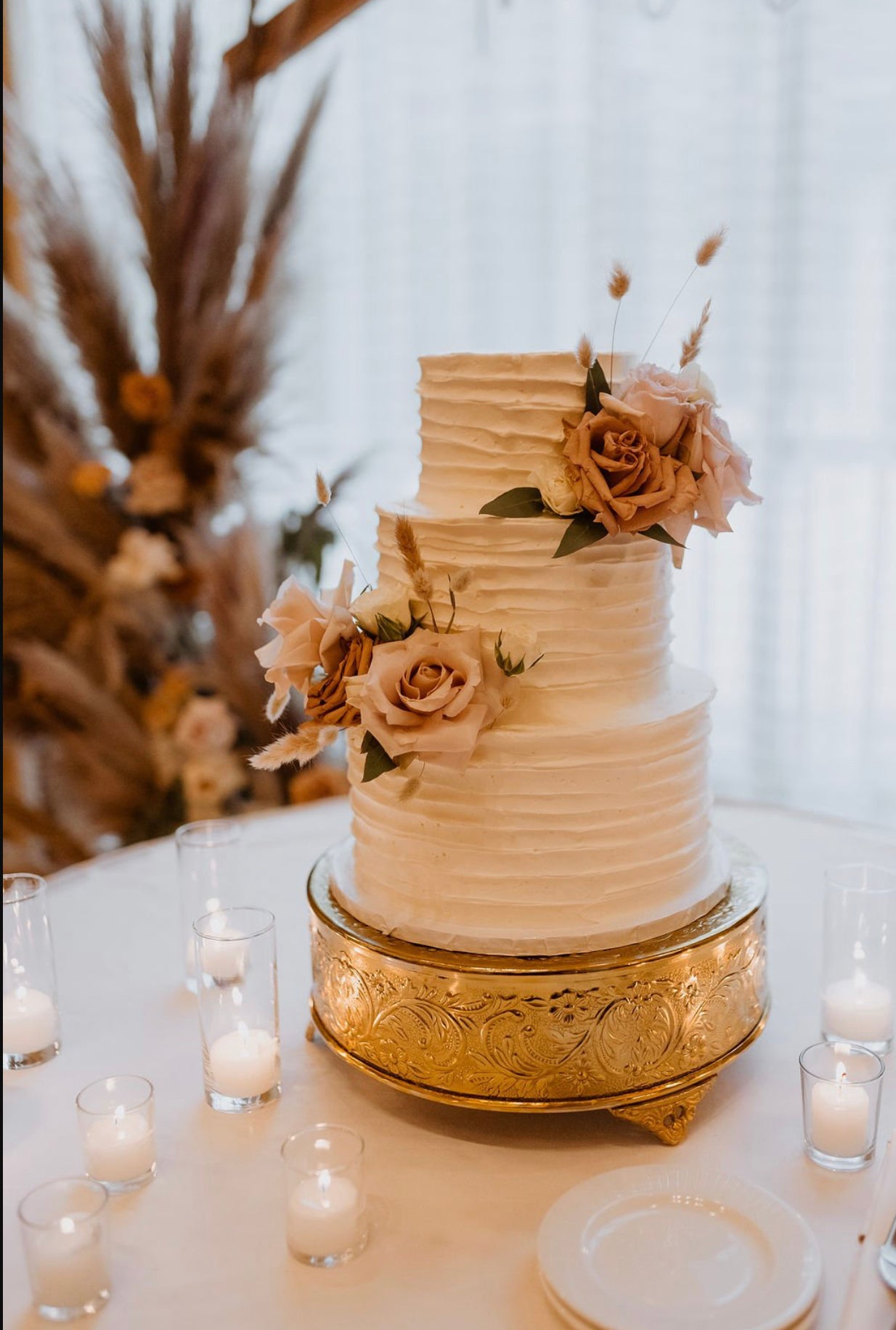 RVH Circular Cake Stand - Gold Gilt Finish Rockhampton Vintage Hire RVH Cake Swing Gold Wedding - 1.8m high Rockhampton Vintage Hire Weddings Rockhampton 