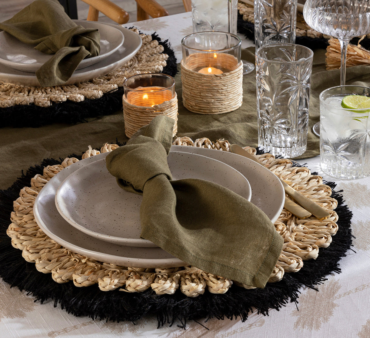 Placemats wedding & events - Muse Sevilla Natural Rockhampton Vintage Hire