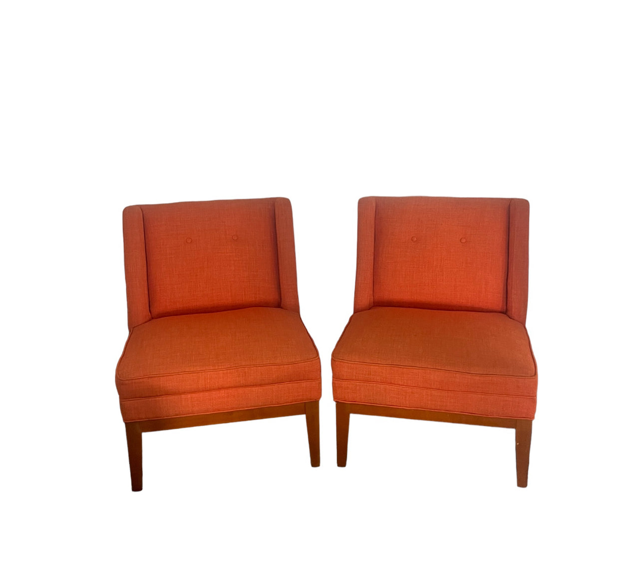 Couch - Burnt Orange Chairs x2 Available Rockhampton Vintage Hire