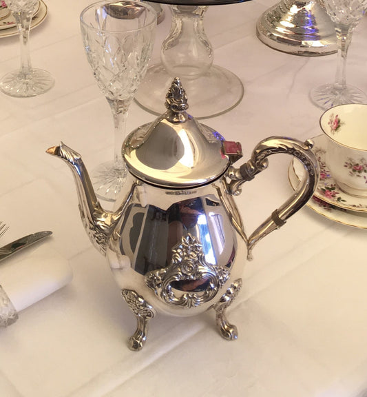 High Tea - Silverware Tea & Coffee Pots Rockhampton Vintage Hire