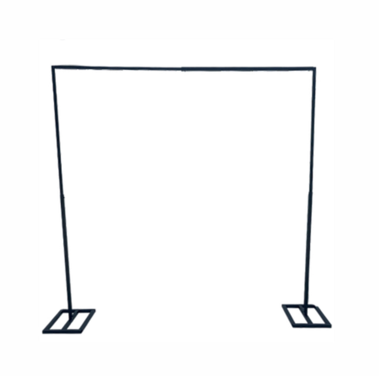 2m Square Arch/Backdrop Frame - Black Rockhampton Vintage Hire