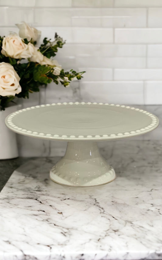 Cake Stand Round White Rockhampton Vintage Hire