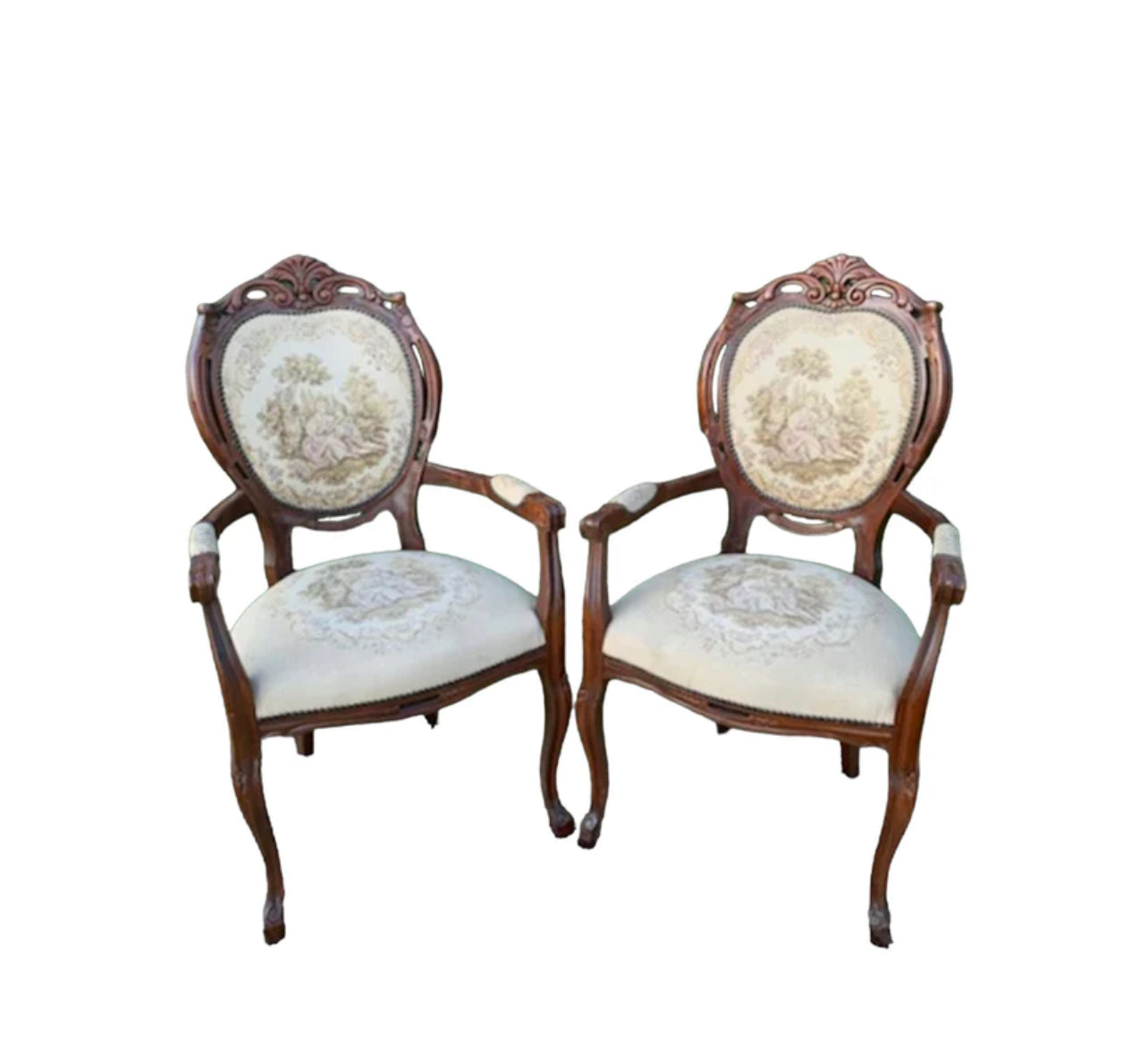 Signing Chairs - Vintage Carva x2 Bundle wedding & event hire Rockhampton Vintage Hire