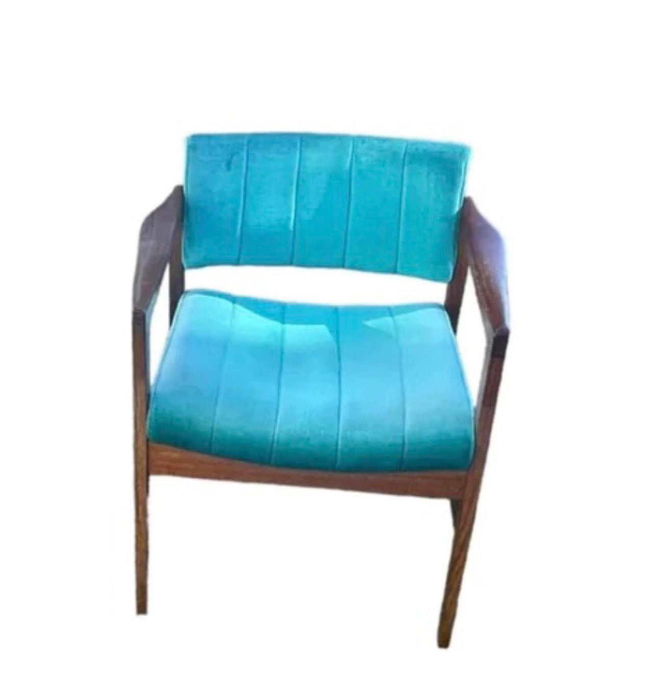 Vintage Velvet Teal Armchair x2 Bundle Rockhampton Vintage Hire