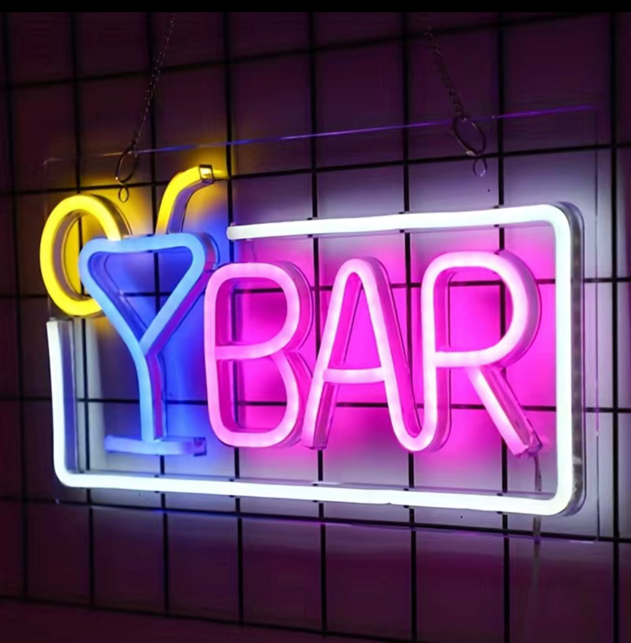 Neon Light Sign - Bar wedding & party hire Rockhampton Vintage Hire