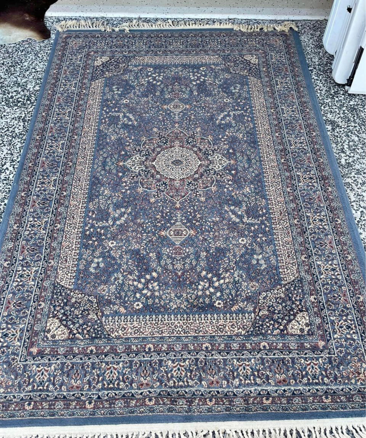 Floor Rugs - Wool Blue