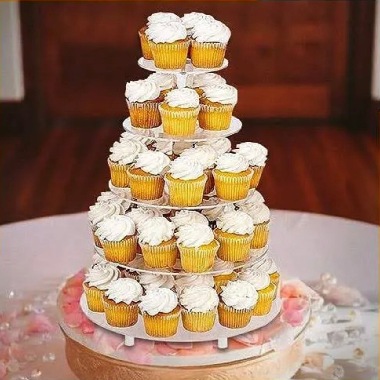 Maypole Style Cupcake Stand 5 tier - Round Rockhampton Vintage Hire  Weddings Rockhampton