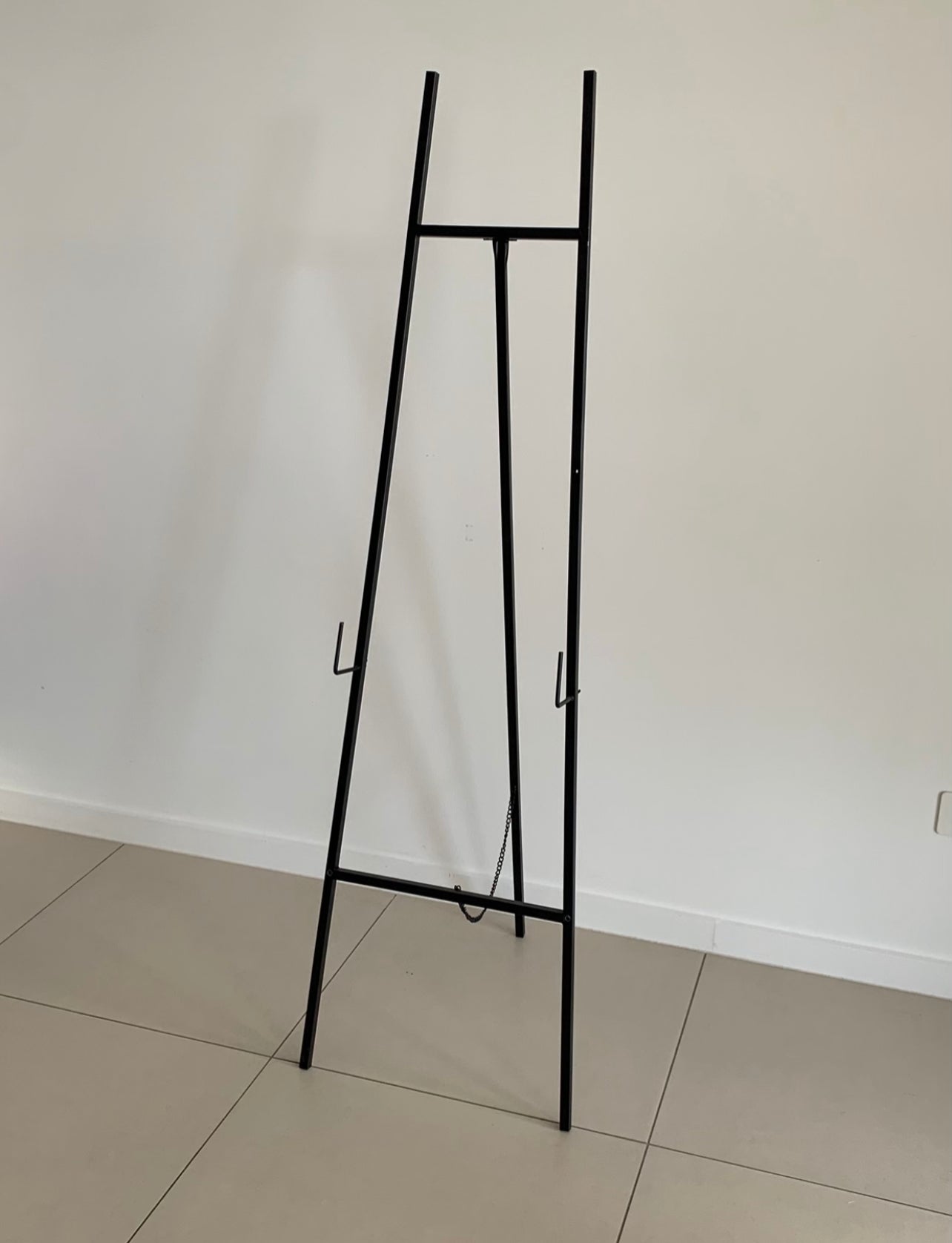 Basic Floor Standing Easel - Black Rockhampton Vintage Hire