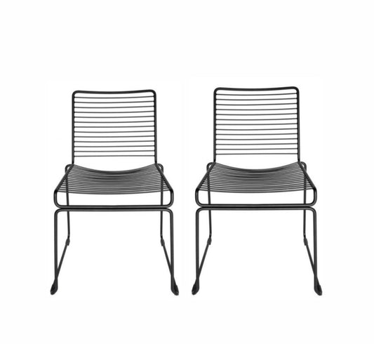 RVH Black Wire Chairs Rockhampton Vintage Hire