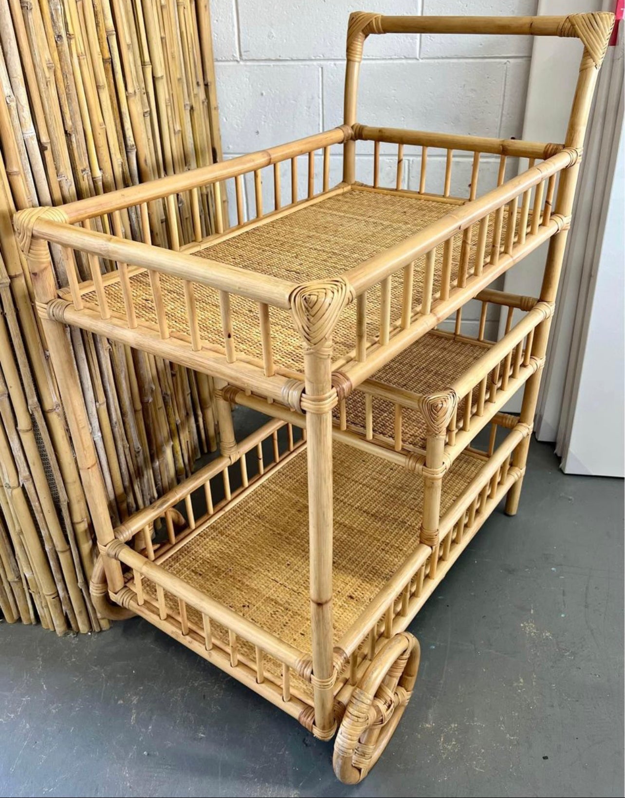 Cane Bar Cart Rockhampton Vintage Hire