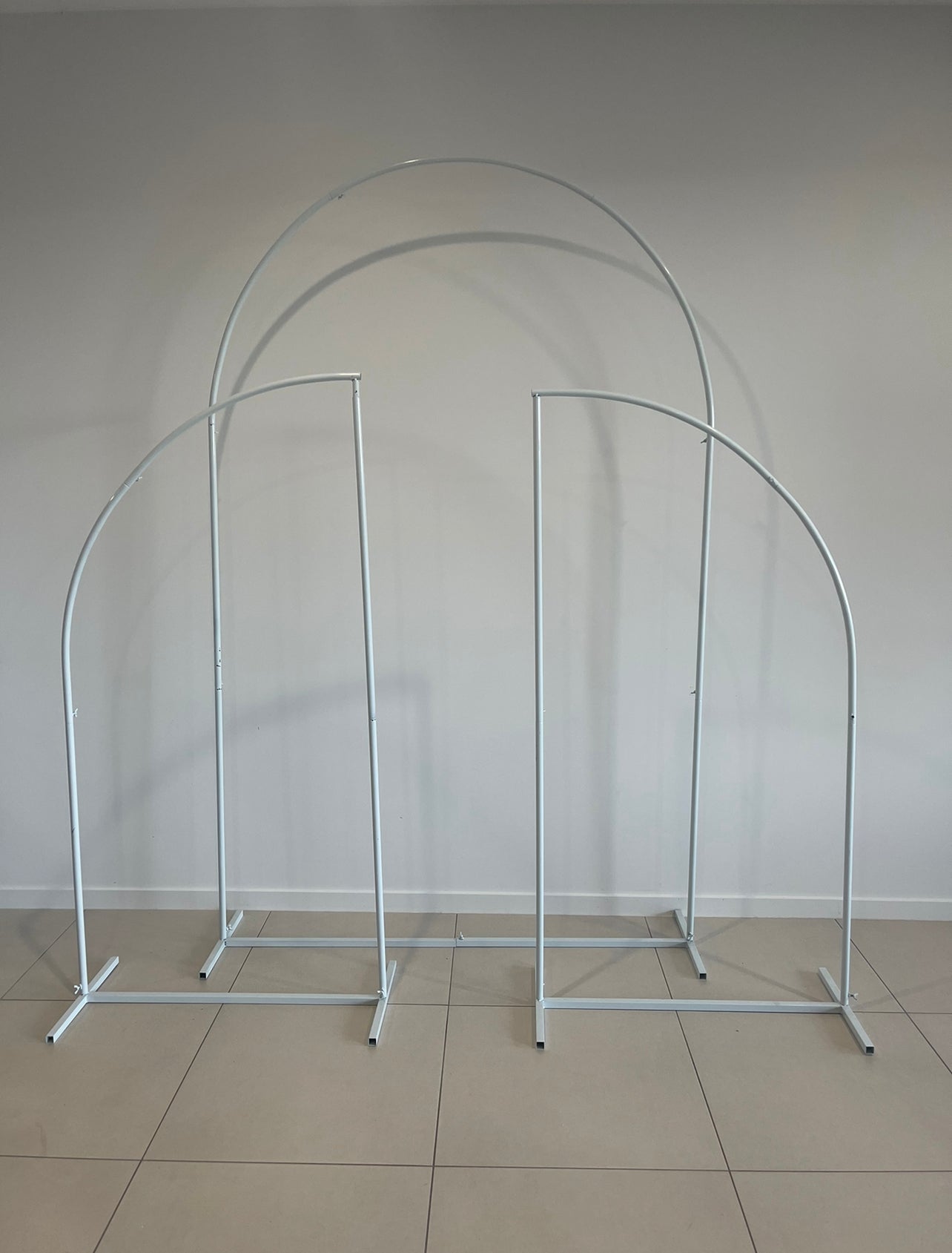 Arch Set 3-Pieces - White Rockhampton Vintage Hire