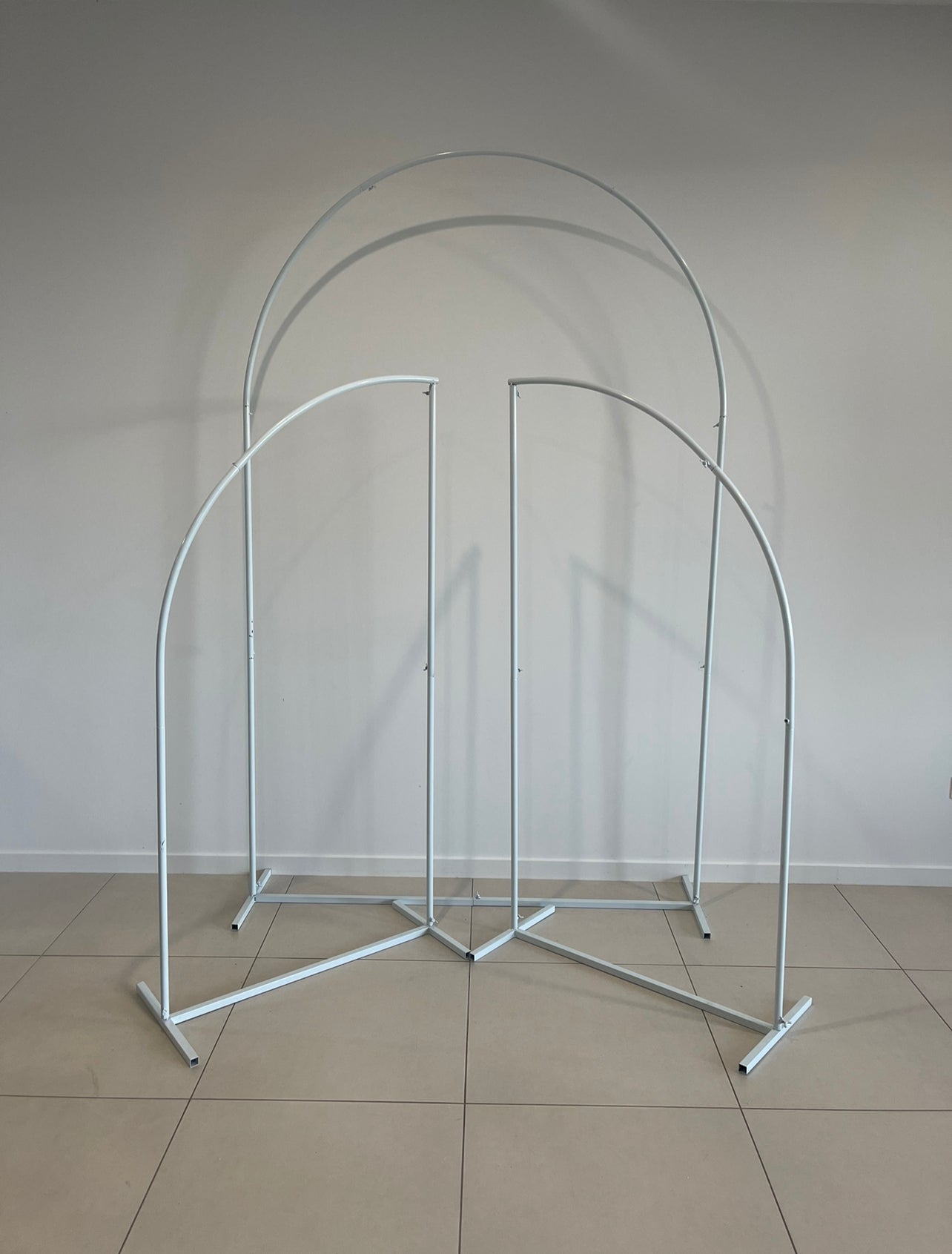 Arch Set 3-Pieces - White Rockhampton Vintage Hire