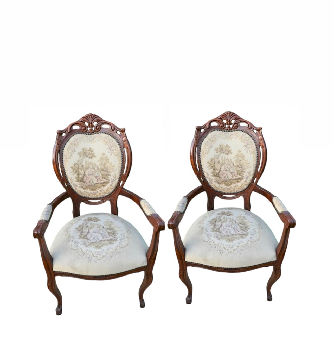 RVH Signing Chairs - Vintage Carva x2 Bundle wedding & event hire Rockhampton Vintage Hire