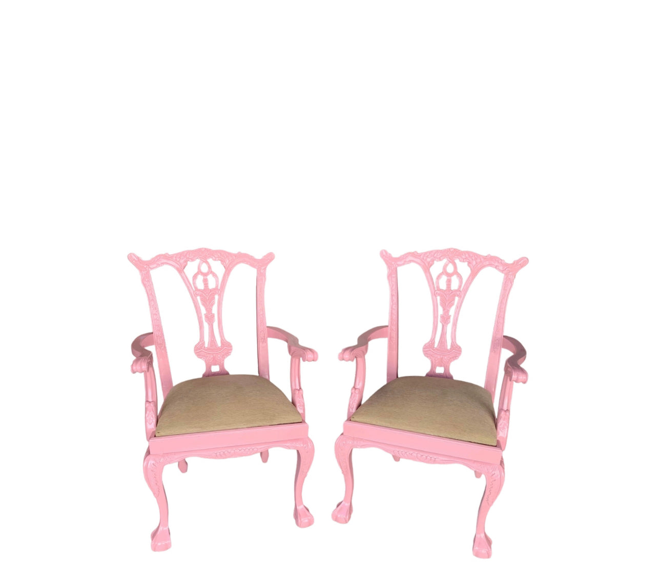 Signing Chairs - Vintage Pink x2 Bundle Rockhampton Vintage Hire