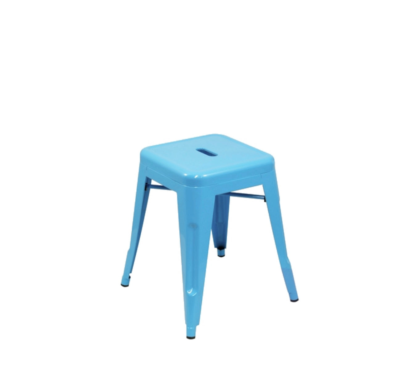 RVH Chairs - Stools Wedding & Event Tolix Low Sky Blue Rockhampton Vintage Hire Kids Party Hire Rockhampton