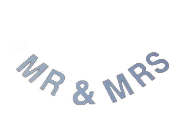 MR & MRS Letters Sign