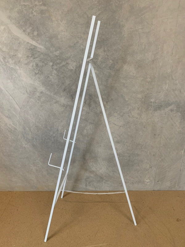 Basic Floor Standing Easel - White Rockhampton Vintage Hire