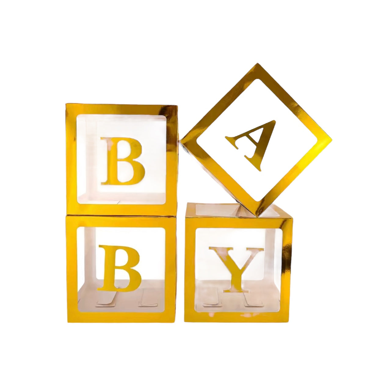 Baby Balloon Box Set - Gold Rockhampton Vintage Hire