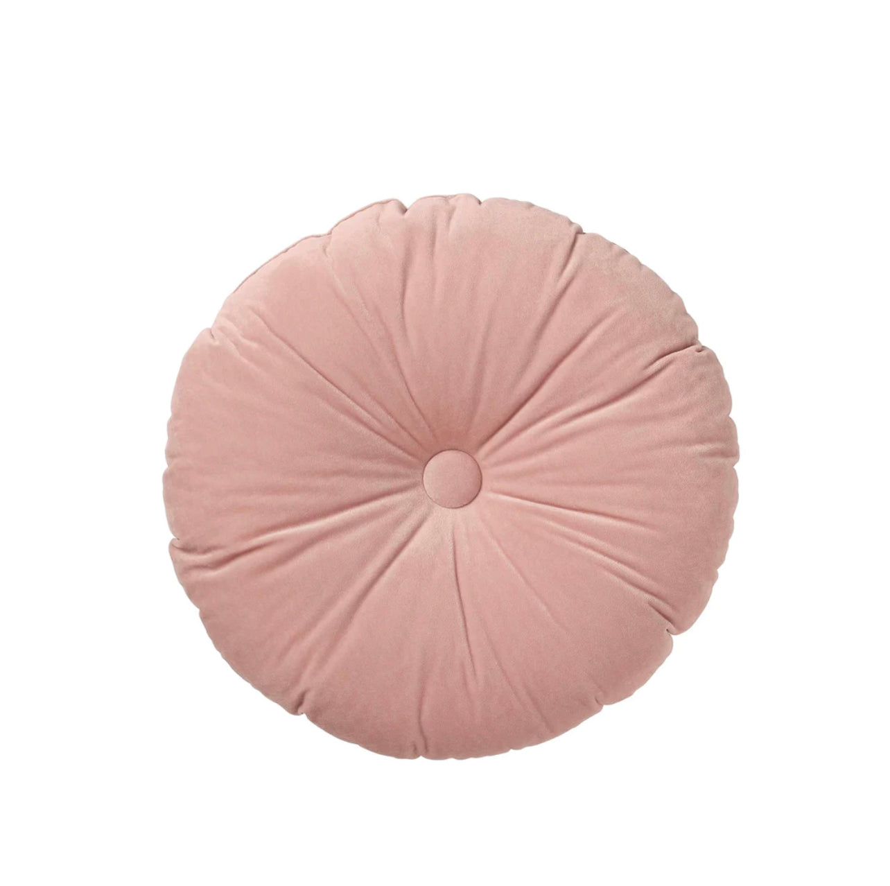 Round Cushions - Light Pink Velvet Rockhampton Vintage Hire