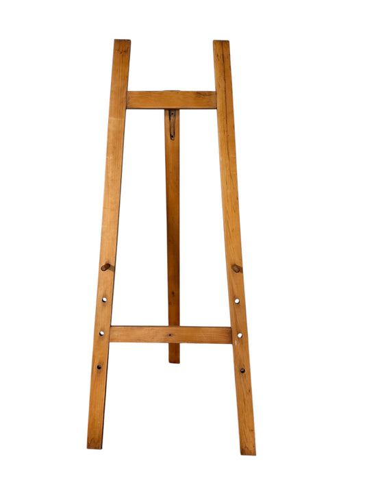 RVH Easel - Tall Polished Timber x2 Available Rockhampton Vintage Hire