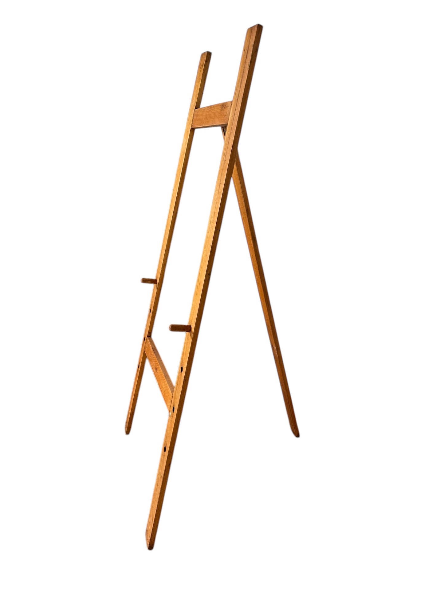 RVH Easel - Tall Polished Timber x2 Available Rockhampton Vintage Hire