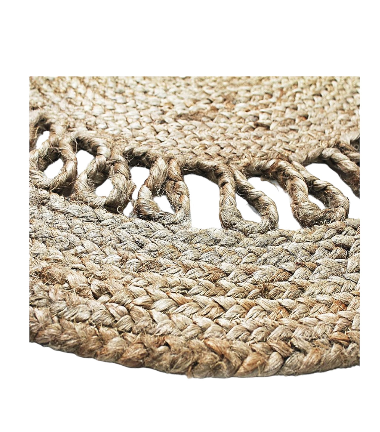 Floor Rug Jute Round Mat Rockhampton Vintage Hire