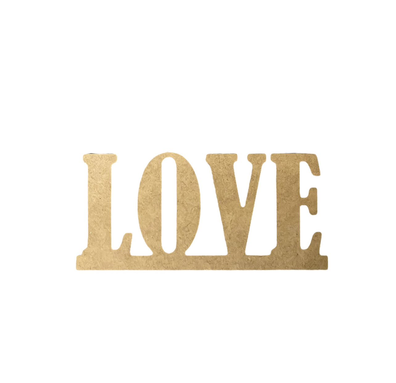 RVH LOVE Word Sign - Gold Rockhampton Vintage Hire