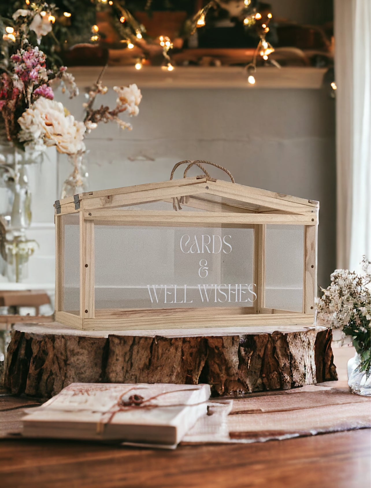 RVH Wishing Well Glass House - Wood Wedding & Event Rockhampton Vintage Hire Weddings Rockhampton