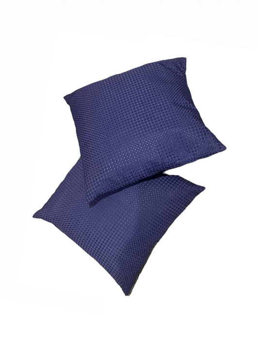 Hampton & Coastal styling Standard Square Cushions - Blue x2 Bundle Rockhampton Vintage Hire