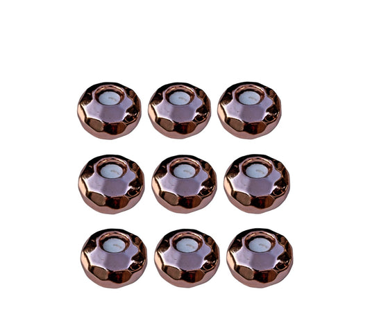 Tea Light Holders - Rose Gold Rockhampton Vintage Hire