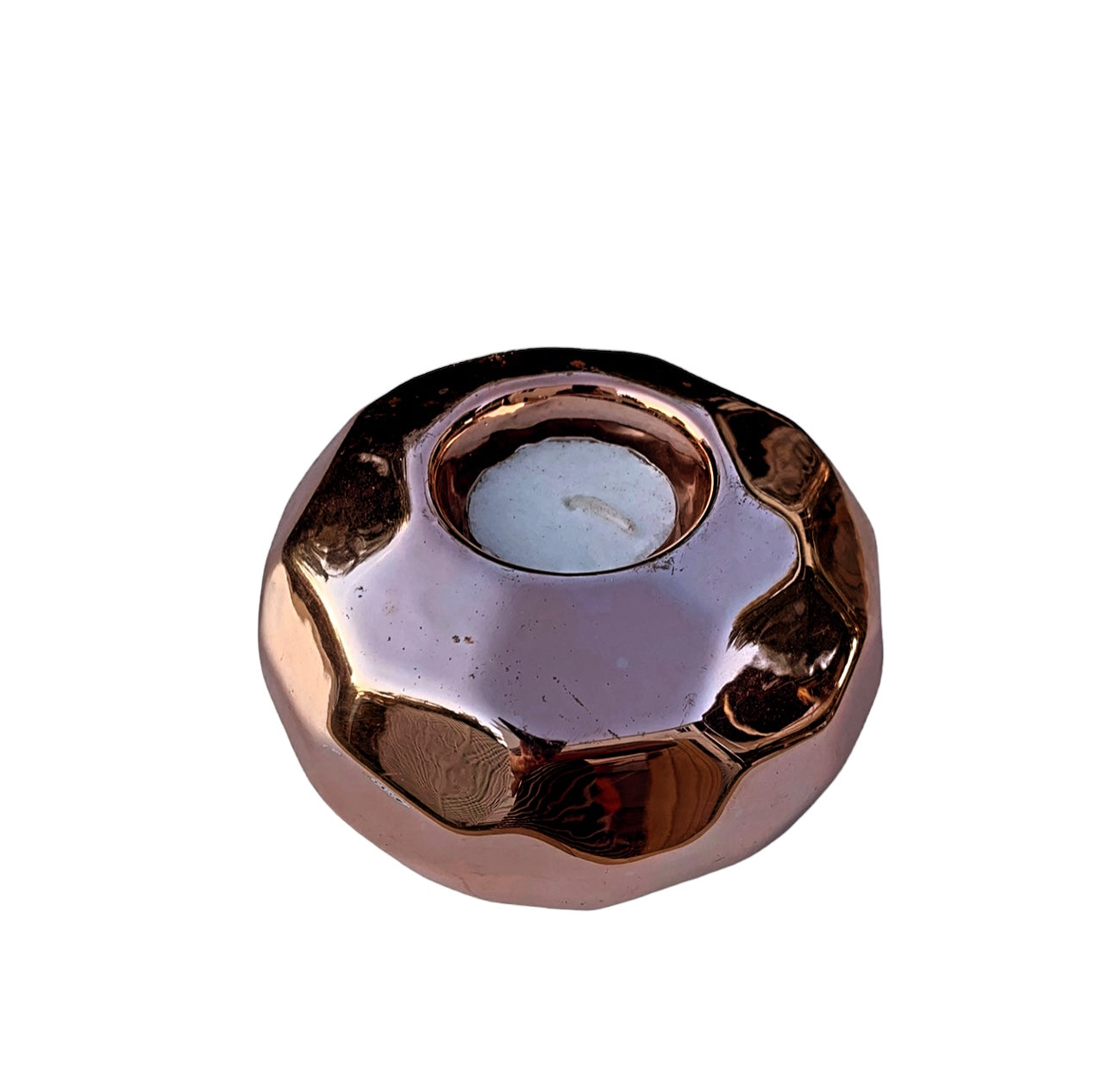 Tea Light Holders - Rose Gold Rockhampton Vintage Hire