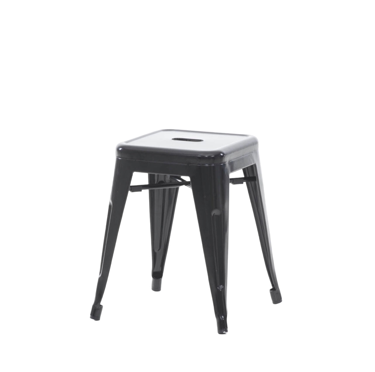 Tolix Low Stools in Black wedding & event Rockhampton Vintage Hire