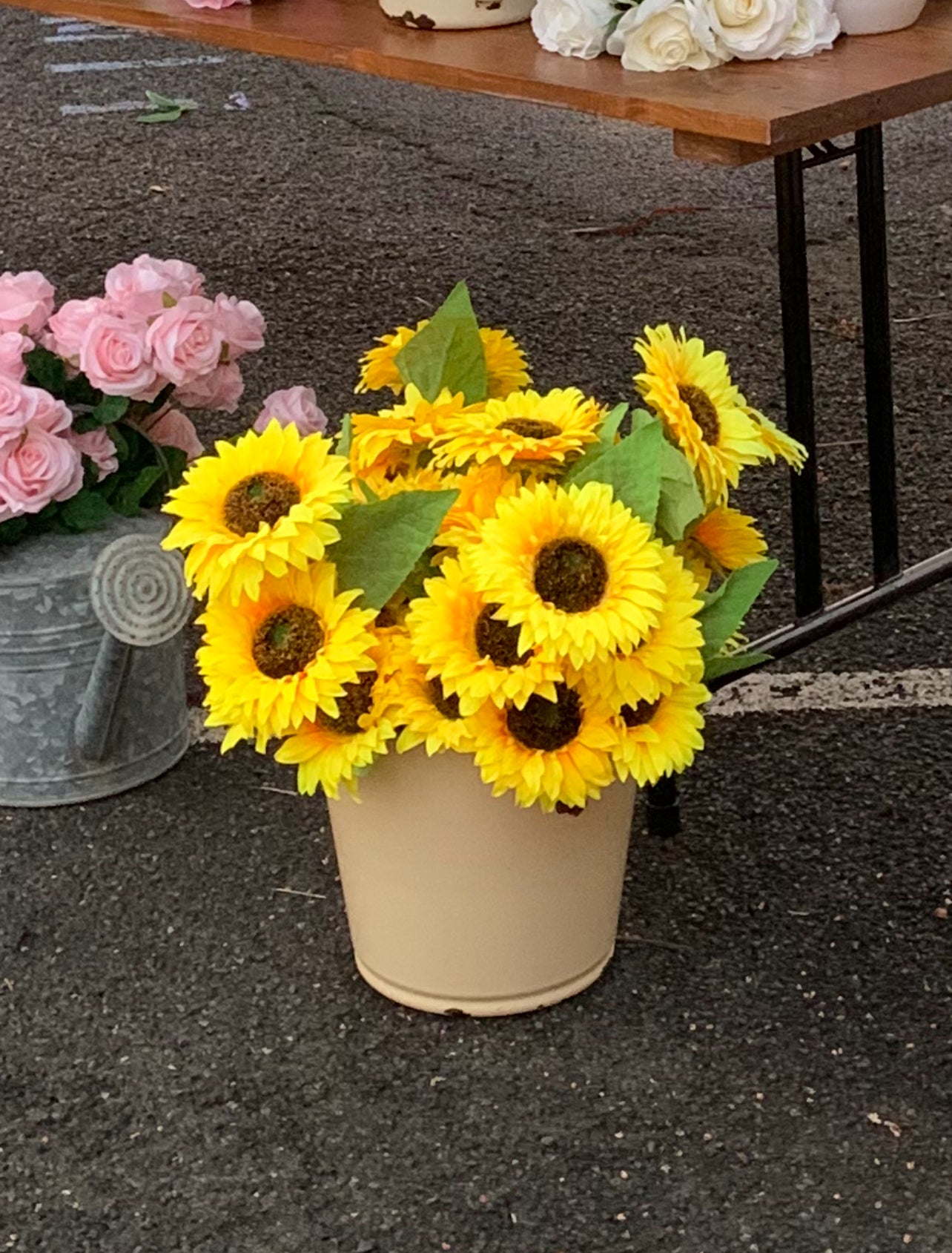 Sunflowers Stems and Leaves Rockhampton Vintage Hire