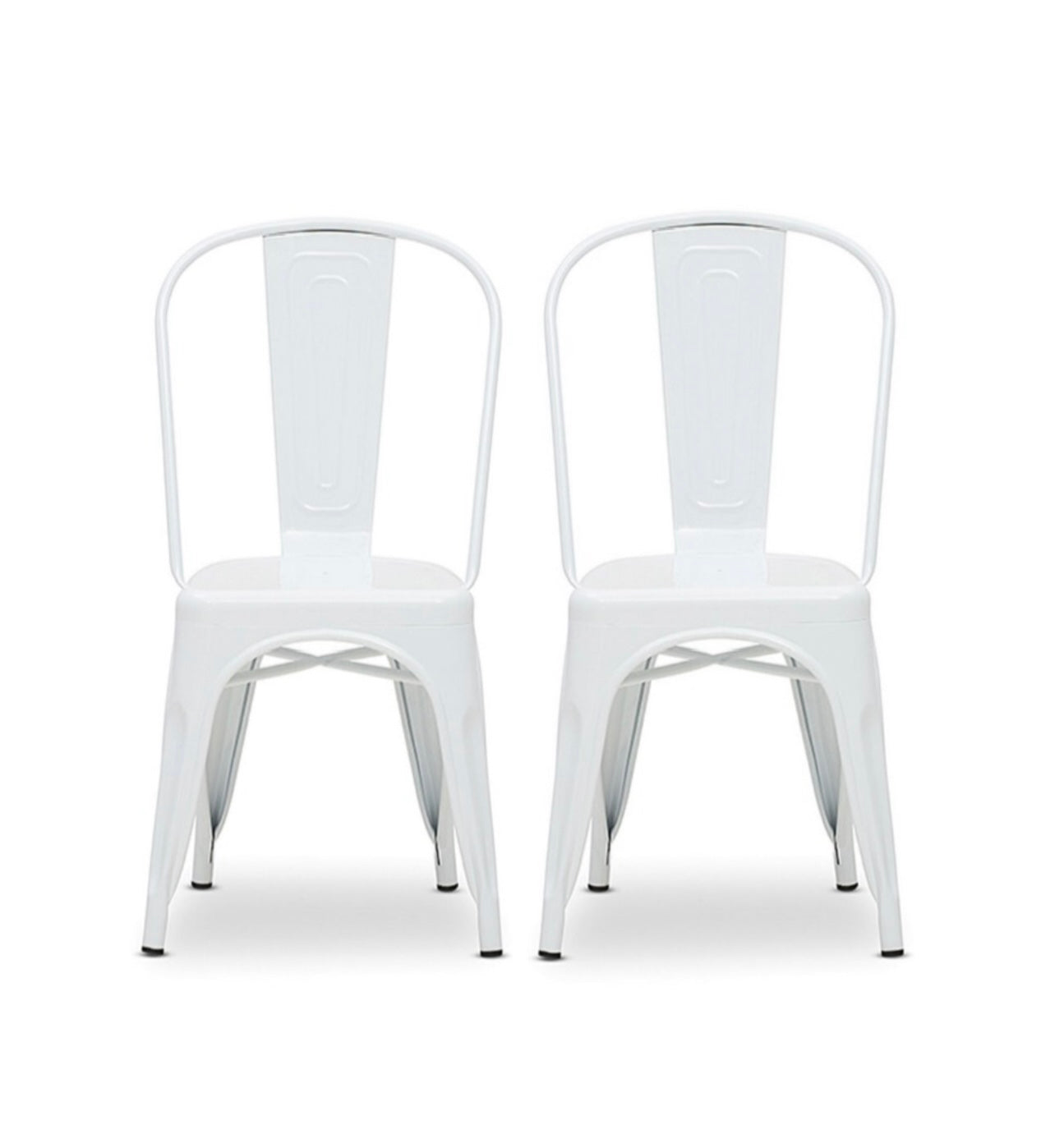 RVH Chairs Tolix | White Rockhampton Vintage Hire