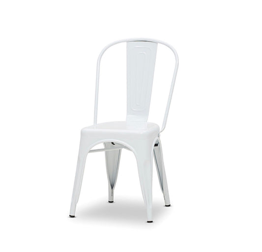 RVH Chairs Tolix | White Rockhampton Vintage Hire