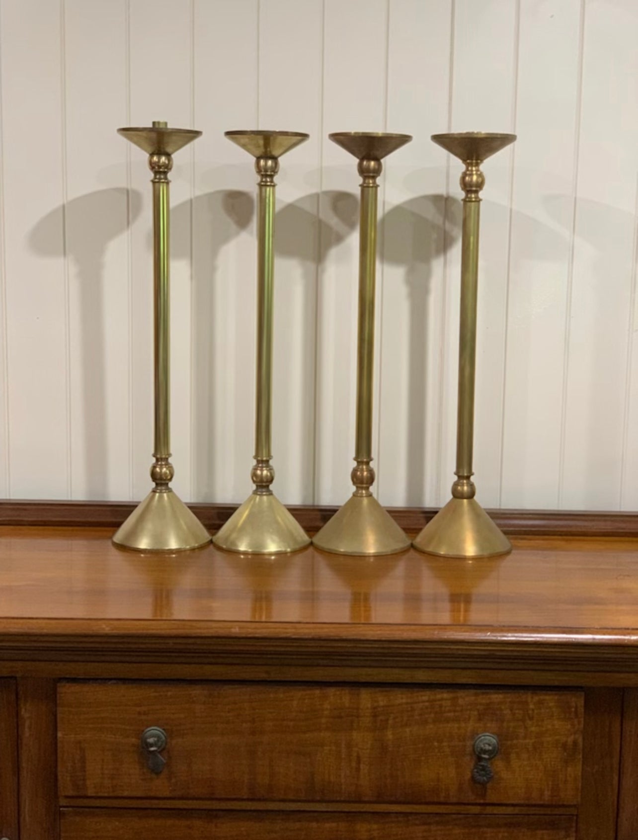 Vintage Candle Sticks - Brass Rockhampton Vintage Hire