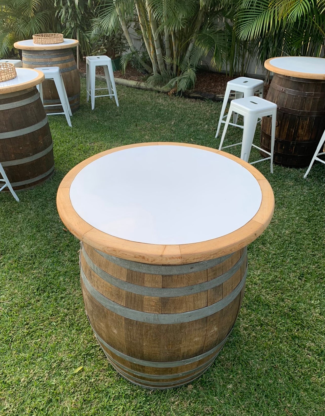 Wine Barrel With Top Rockhampton Vintage Hire