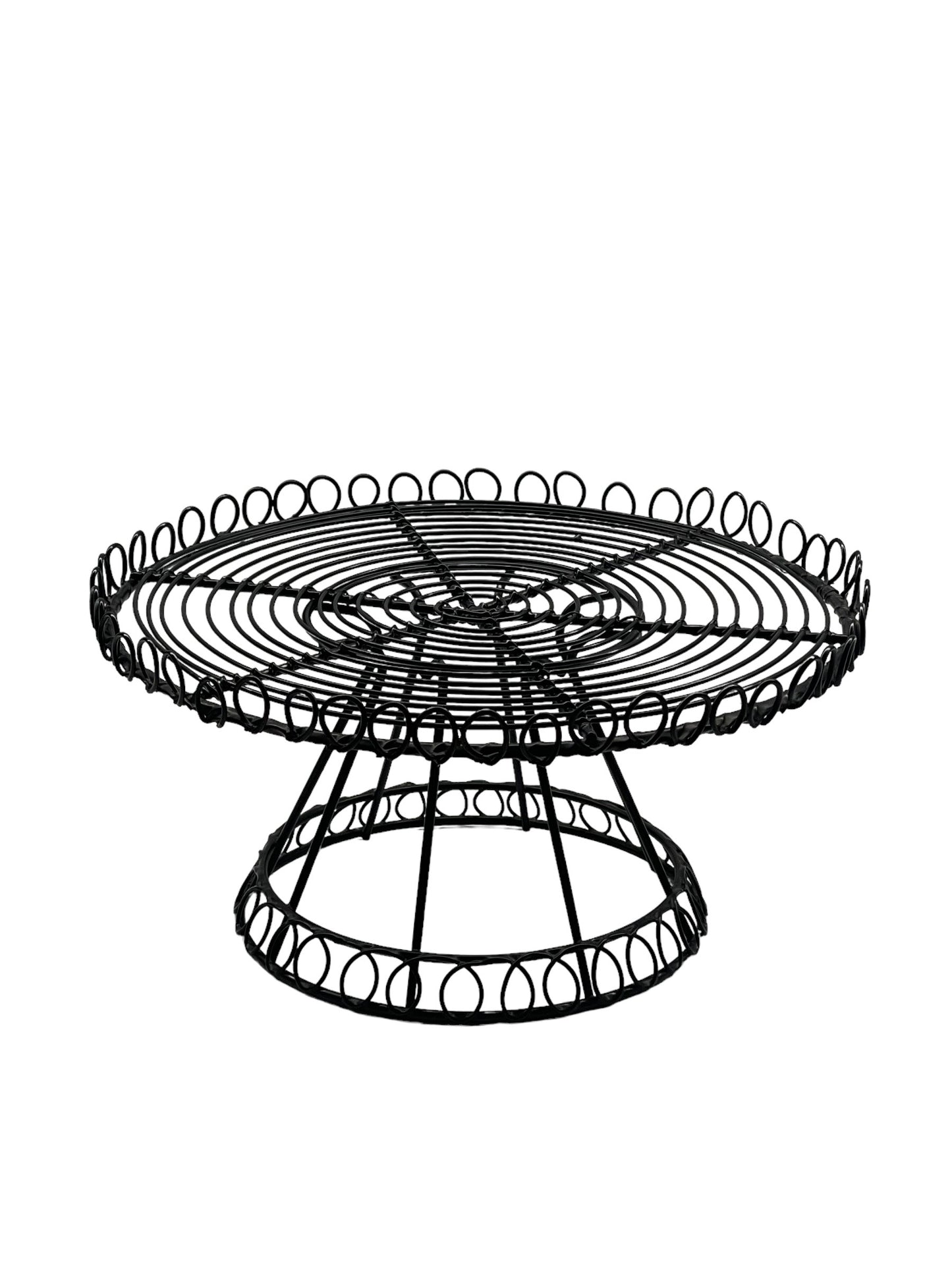 Round Black Wire Cake Stand Rockhampton Vintage Hire