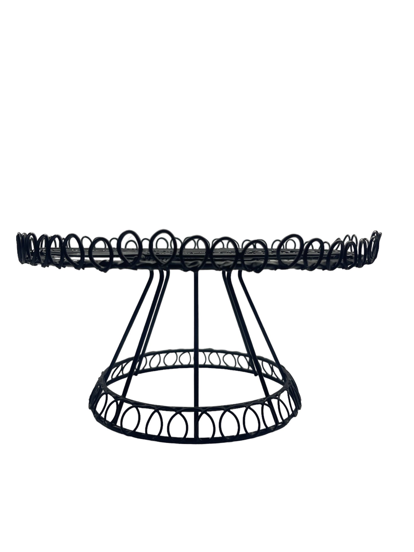 Round Black Wire Cake Stand Rockhampton Vintage Hire