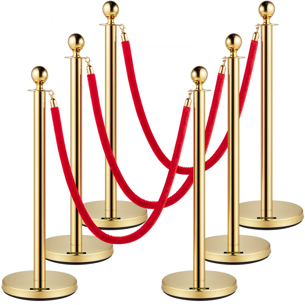 Add a touch of elegance and sophistication to your next event or venue with our stylish gold bollards and red rope! Gold Heavy Duty Stanchions/Bollard Rockhampton Vintage Hire