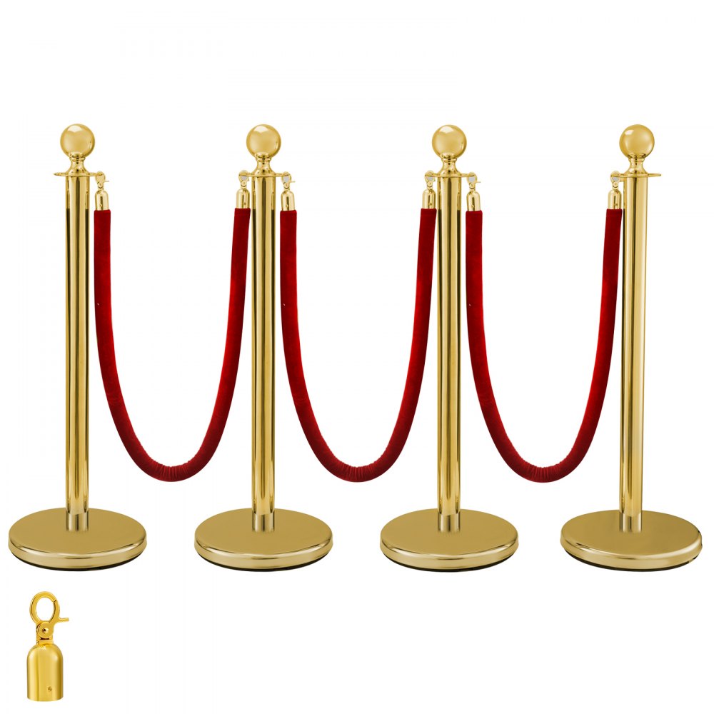 Add a touch of elegance and sophistication to your next event or venue with our stylish gold bollards and red rope! Gold Heavy Duty Stanchions/Bollard Rockhampton Vintage Hire