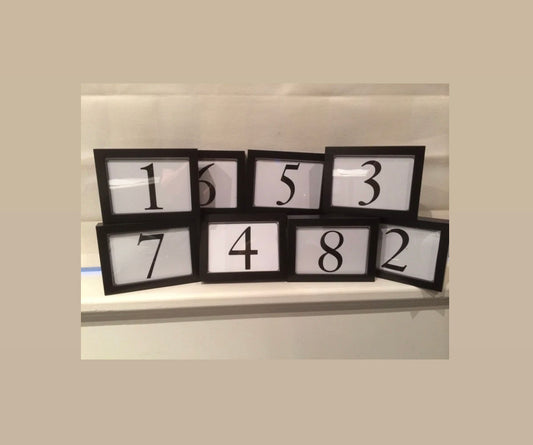 Table Numbers Rockhampton Vintage Hire