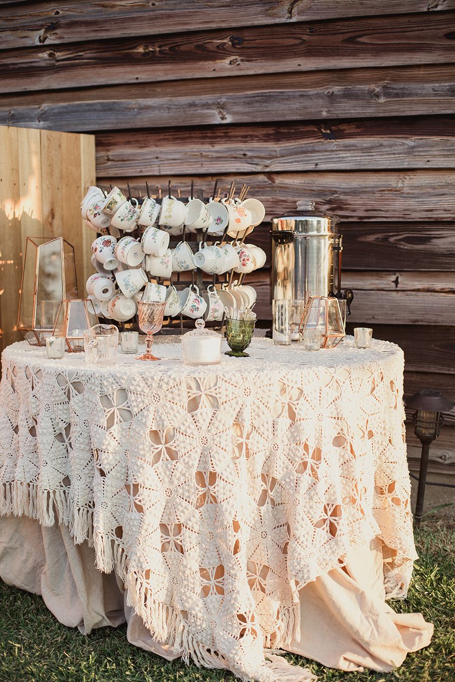 Rustic French Bottle Dryer - Flower or Tea Cup Display Rockhampton Vintage Hire